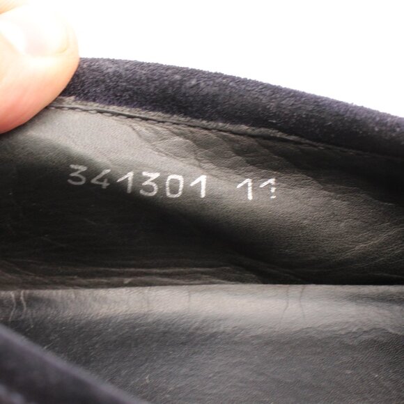 To Boot New York Men's Size 11 Leather Suede Penny Loafer Navy Blue - Picture 3 of 11